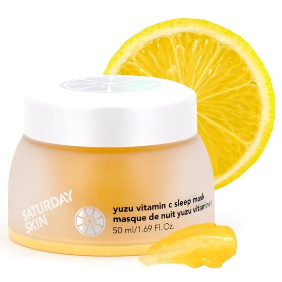 Yuzu Vitamin C Sleep Mask Regenerist Retinol Ultra Rich Face Moisturizer Cream S - Picture 1 of 7